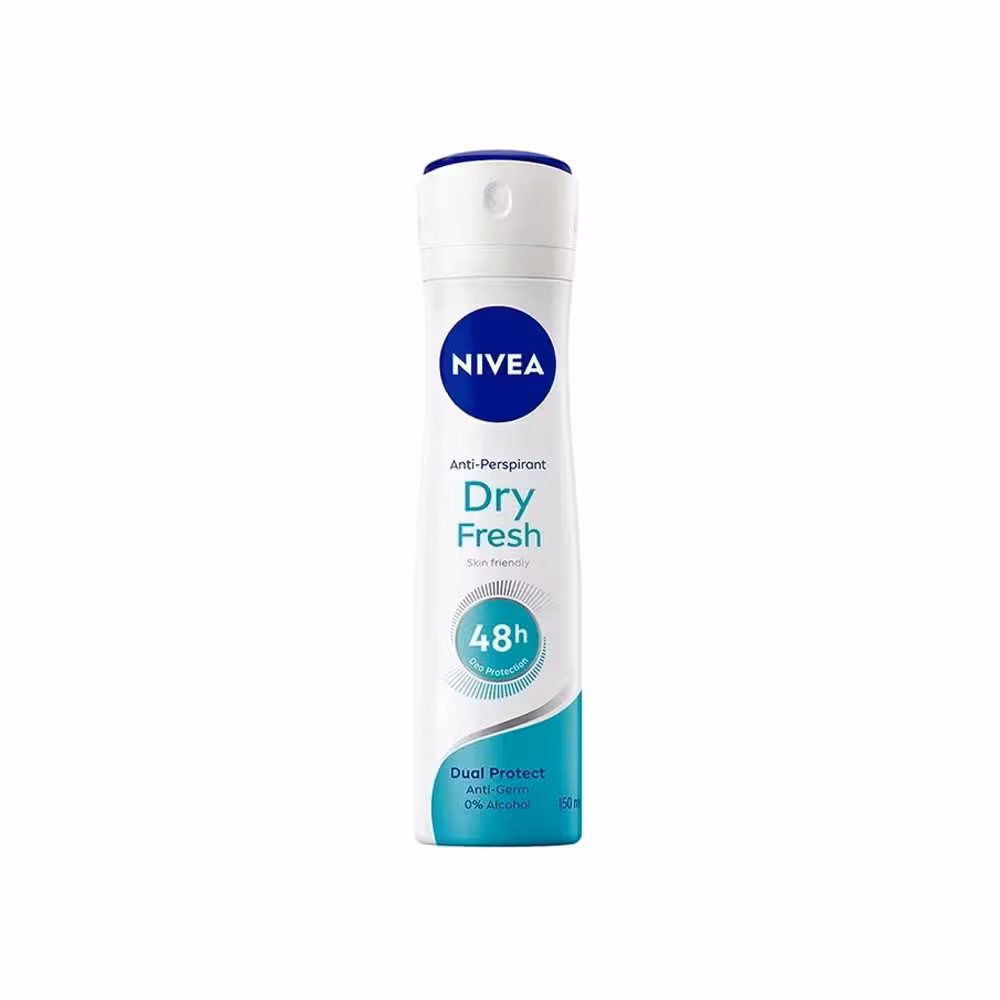 اسپری خوشبو کننده بدن Dry Fresh حجم 150 میل نیوآ - NIVEA