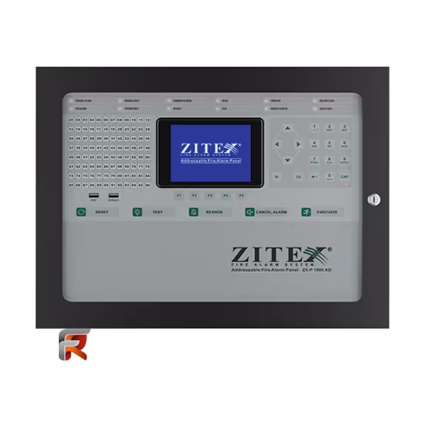 کنترل پنل اعلام حریق آدرس پذیر  Zitex مدل ZX-P ۱۰۰۰ AD 1L