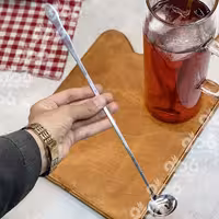 قاشق پارچ استیل بلند