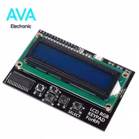 LCD 2×16 به همراه کی پد ویژه رزبری پای