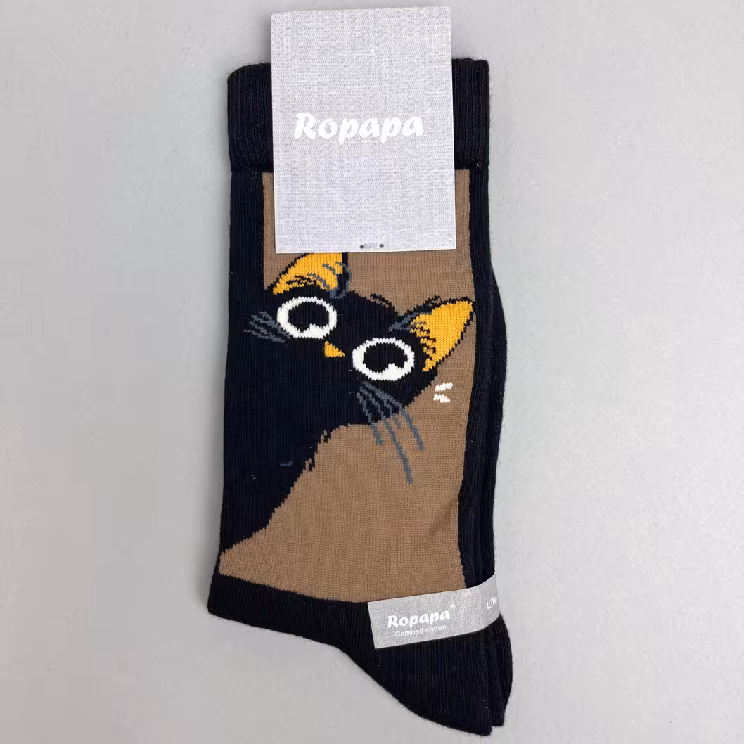 جوراب ساقدار روپاپا گربه سیاه