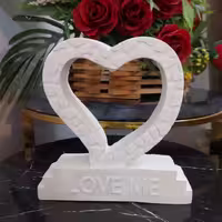 قالب سیلیکونی گلجا مدل قلب پایه دار Love Me