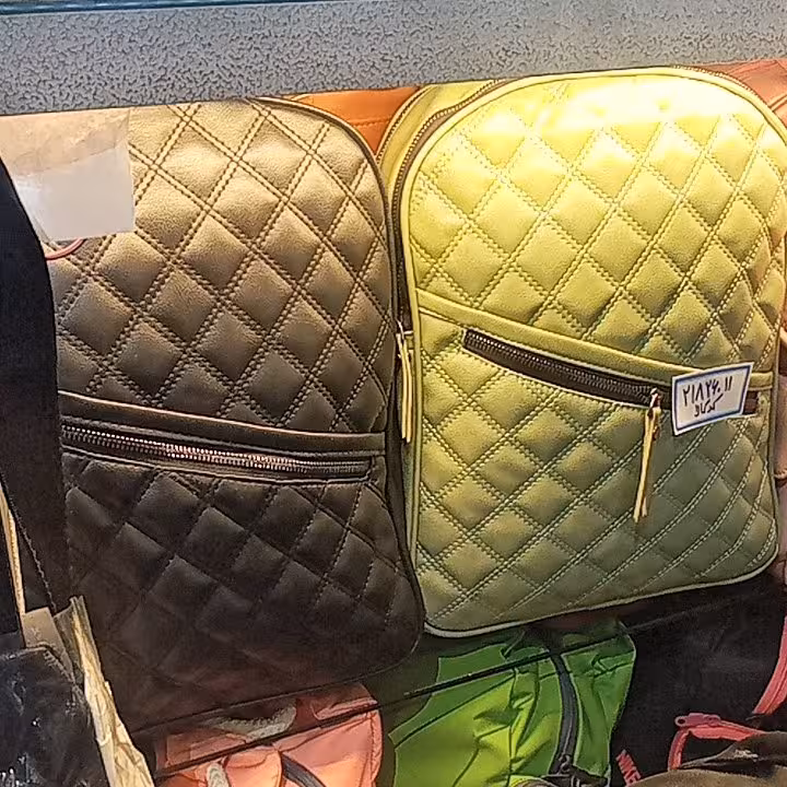 کوله چرم صنعتی طرح بالشتی 