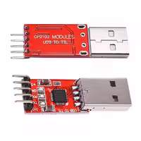 ماژول مبدل USB به TTL، با تراشه CP2102