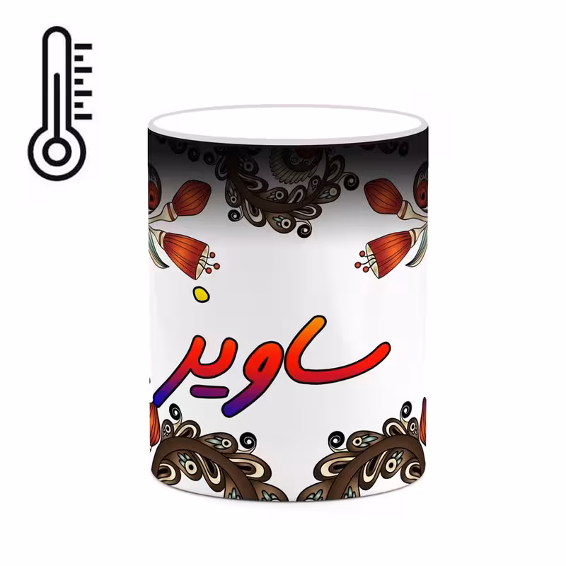 ماگ حرارتی   اسم ساویز  سنتی گل و بته کد mgh45535
