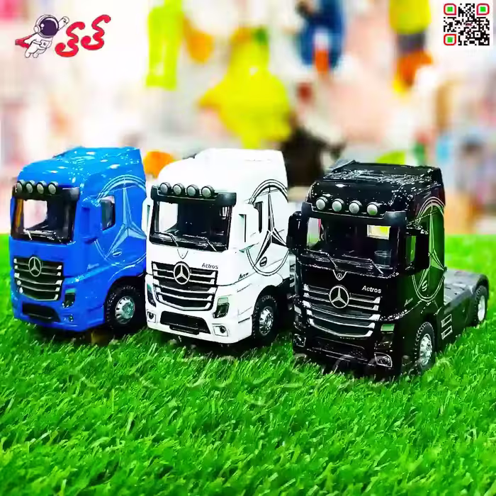 ماکت فلزی اتاق تریلی و کشنده مرسدس بنز آکتورس ALLOY MODEL CAR JG2601