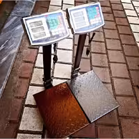 ترازو باسکول 150 کیلویی تاشو نمایشگر معمولی