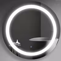 آینه بک لایت سند بلاست مدل D03 سایز قطر 50