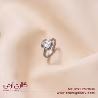 انگشتر نقره امرالدکات ES_4826