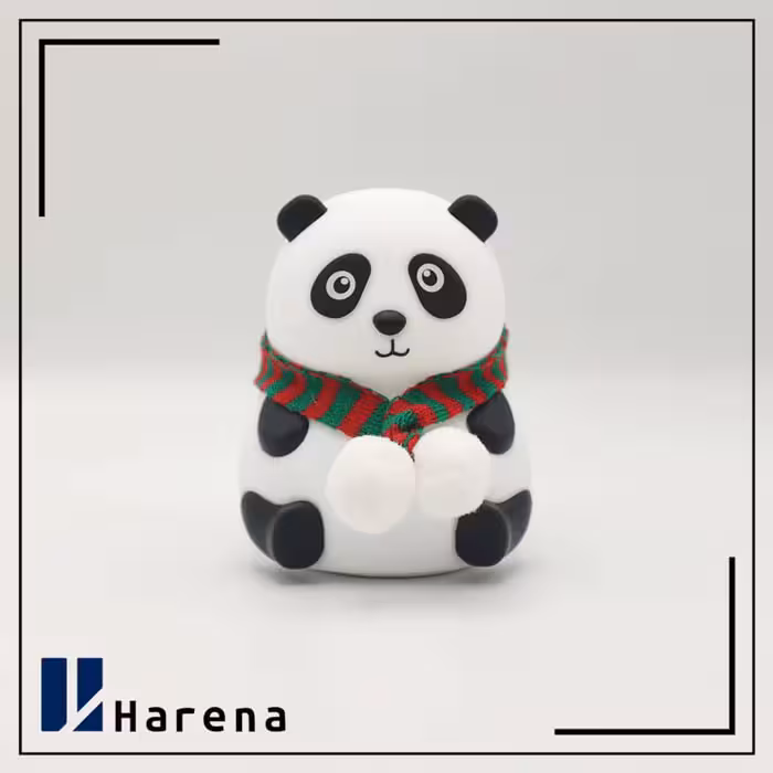 چراغ خواب سیلیکونی پاندا با شالگردن