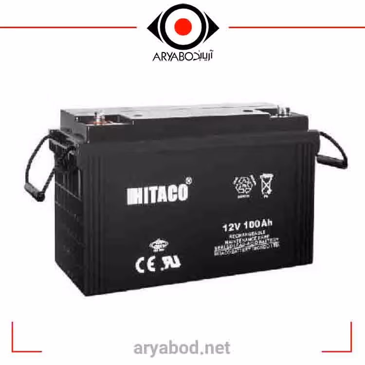 باتری یو پی اس 12ولت 100آمپر ساعت هیتاکو HITACO