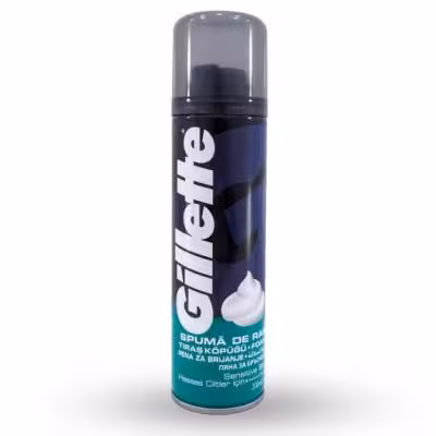 ژل اصلاح ژیلت Gillette سری Sensitive ظرفیت 200 میلی لیتر