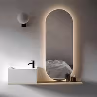 آینه سرویس بهداشتی الف طرح سرو کد BA_70-50