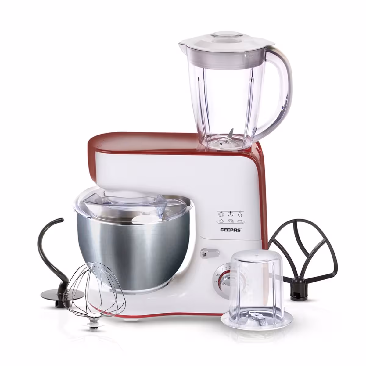 همزن کاسه دار و غذا ساز 5 کاره جیپاس مدل GSM43011