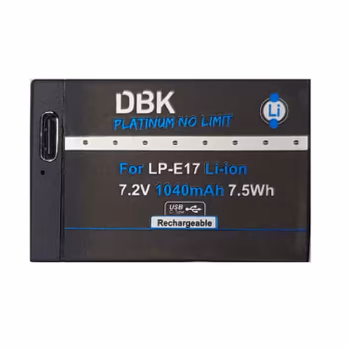 باتری دی بی کی (بادرگاه تایپ DBK LC-E17 Batttery Charger for LP-E17 HC (C