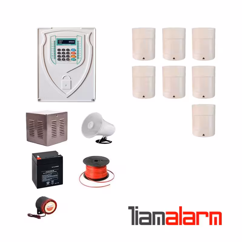 پکیج دزدگیر اماکن با سیم مدل فورنت سیم کارتی و تلفنیB500PR7