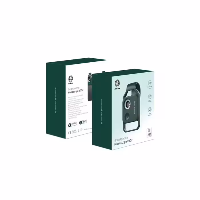 میکروسکوپ گوشی هوشمند گرین لاین مدل Green Lion Smartphone Microscope 200x GN200XMICS
