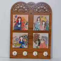 جا کلیدی دیواری طرح خاتون سایز  4
