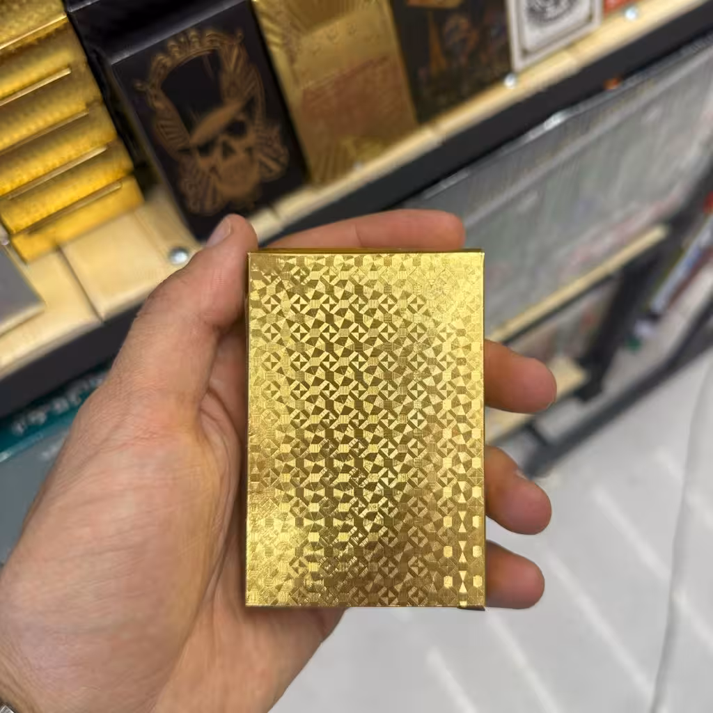 کارت بازی طلایی ساده GOLDEN