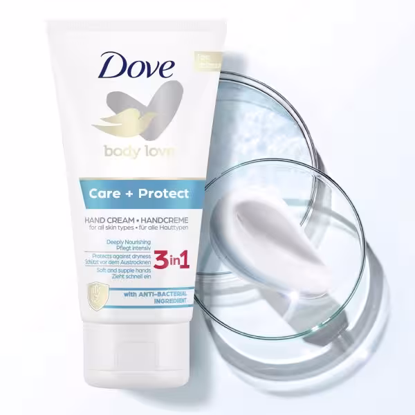 کرم دست و ناخن داو مخصوص پوستهای خشک  بسیار سبک و زود جذب حجم 75میل  ساخت لهستان