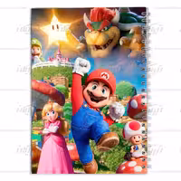 دفتر مشق کارتون سوپر ماریو