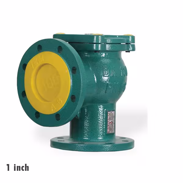 شیر یکطرفه وگ امید گلستان سوپاپی 90 درجه PN16 1 inch