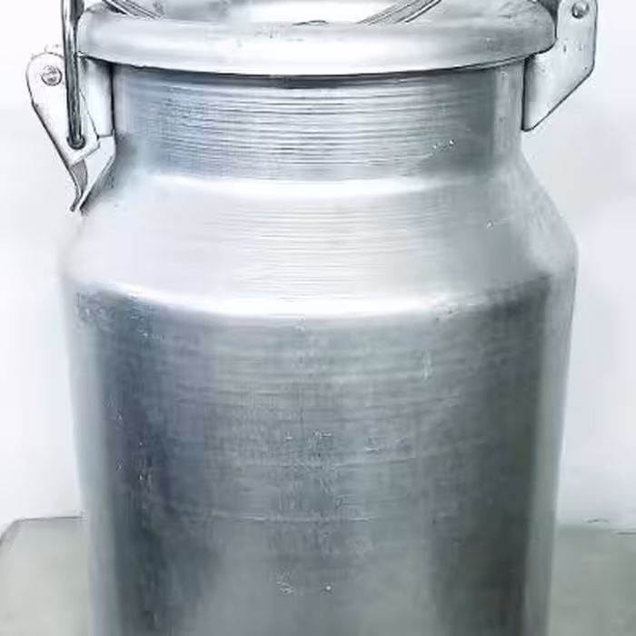 ظرف روغن روحی ده لیتری درب چفتی درب واشر دار ورق ضخیم