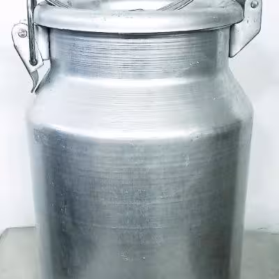 ظرف روغن روحی ده لیتری درب چفتی درب واشر دار ورق ضخیم