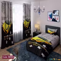 ست اتاق خواب پسرانه طرح ماشین لامبورگینی کد BD532