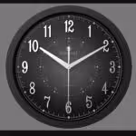 SCHOBERT شوبرت ساعت دیواری مشکی سایز 43*32 – 5157L