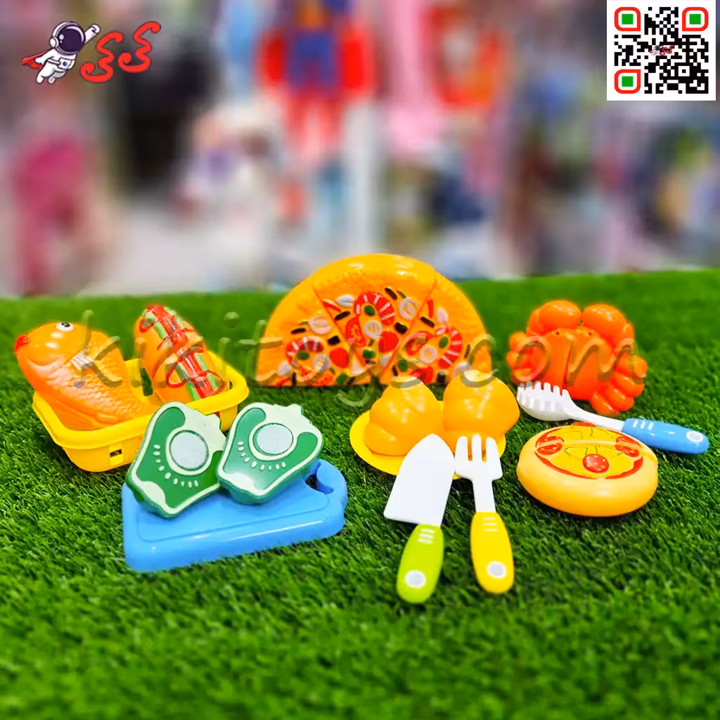 ست فست فود و پیتزا و اسباب بازی Fast food toy 80303