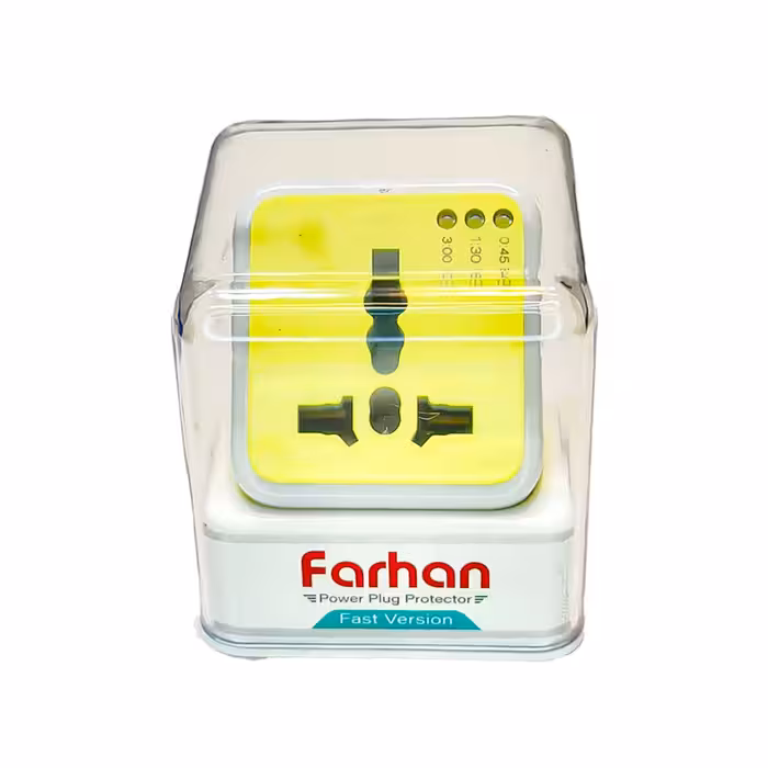 تبدیل  3 به 2  تایمردار محافظ دار     فرحان الکتریک