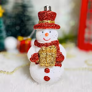 اویز آدم برفی اکلیلی 12 سانت کد 220