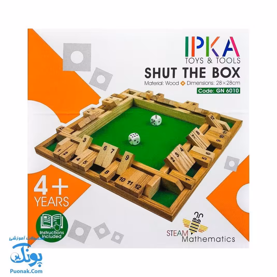 بازی شمارباز ایپکا مدل SHUT THE BOX GN 6010