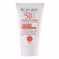 اسکن اسکین کرم ضد آفتاب SPF50 مخصوص پوست چرب مستعد آکنه 40 میلی لیتر  - داروکاو