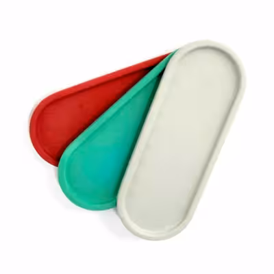 قالب رزین مدل بیضی لبه دار کد 8.22