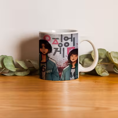 ماگ طرح SQUID GAME مدل D3060