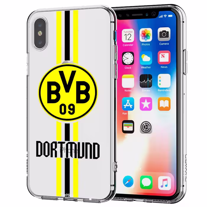 کاور طرح Dortmund مناسب برای گوشی موبایل اپل iPhone X / XS 