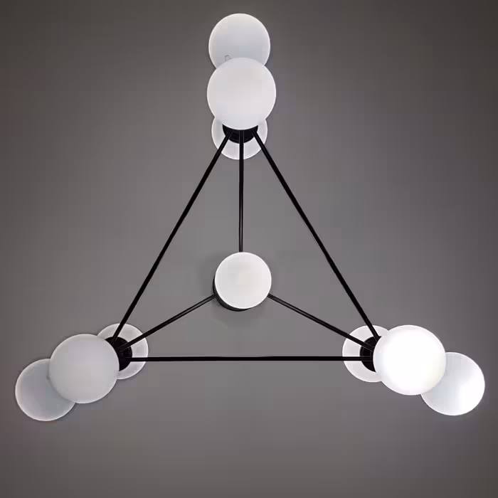 لوستر مدل مدرن طرح مولکولی کد ‌‌‌002