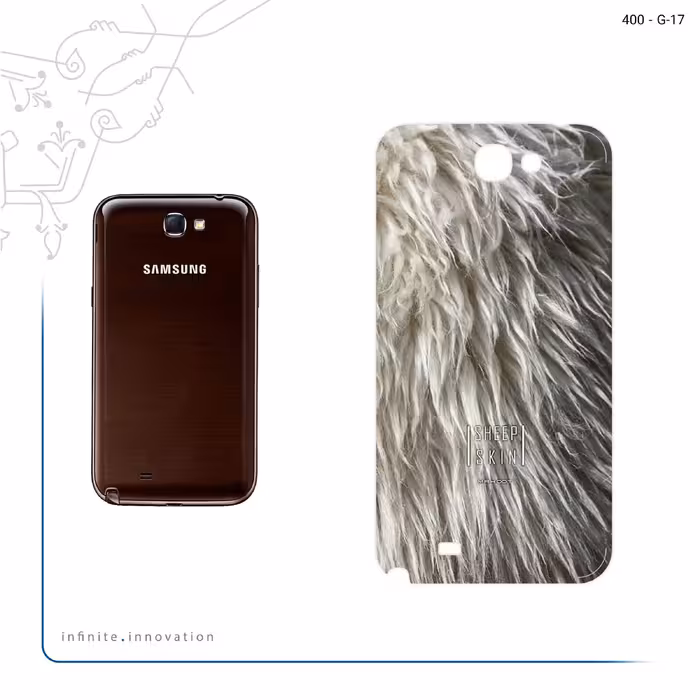 برچسب پوششی ماهوت مدل Sheep Skin مناسب برای گوشی موبایل سامسونگ Galaxy Note 2