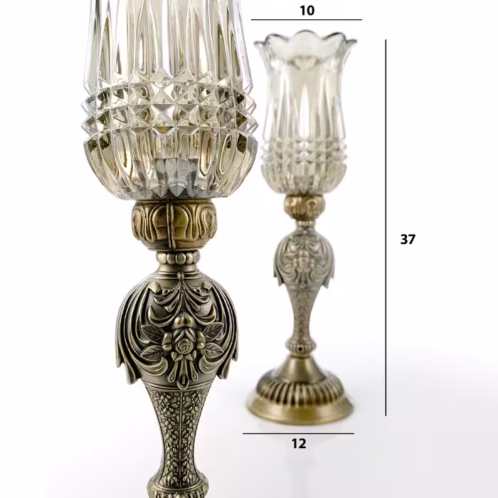 شمعدان مدل ترنادو کد Sh/T-37c مجموعه 2 عددی