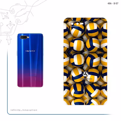 برچسب پوششی ماهوت مدل Volleyball مناسب برای گوشی موبایل اپو K1