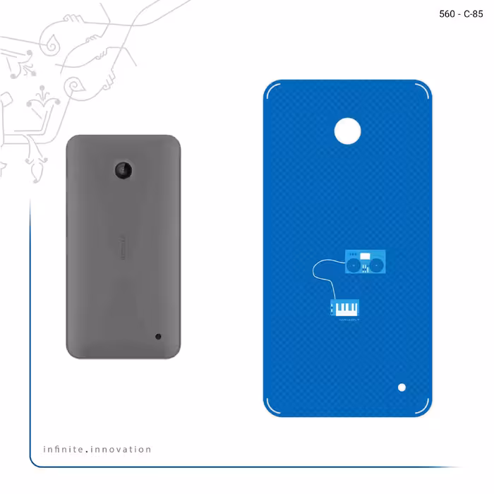 برچسب پوششی ماهوت مدل Minimal DJ Icon مناسب برای گوشی موبایل نوکیا Lumia 630