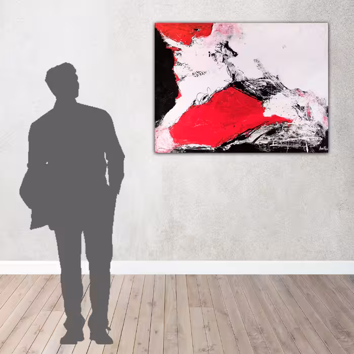 تابلو نقاشی میکس مدیا کد 002