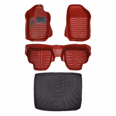   کفپوش پنج بعدی خودرو پانیذ مدل EVA مناسب برای رانا به همراه کفپوش صندوق