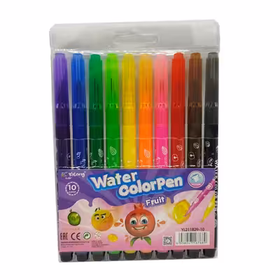 ماژیک رنگ آمیزی یالونگ کد 10 بسته 10 عددی