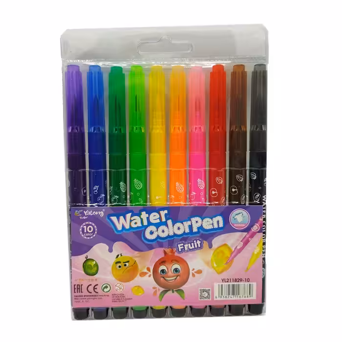 ماژیک رنگ آمیزی یالونگ کد 10 بسته 10 عددی