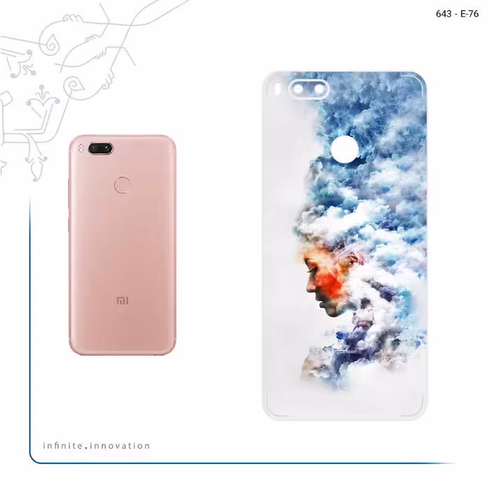 برچسب پوششی ماهوت مدل Women and the Cloud Digital Art مناسب برای گوشی موبایل شیائومی Mi 5X