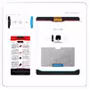 برچسب پوششی ماهوت مدل Silver-Silicon مناسب برای تبلت اپل iPad mini 2012 A1432