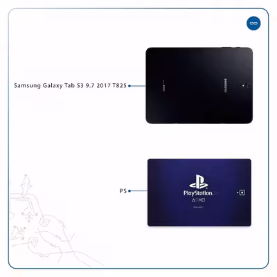 برچسب پوششی ماهوت مدل PS مناسب برای تبلت سامسونگ Galaxy Tab S3 9.7 2017 T825